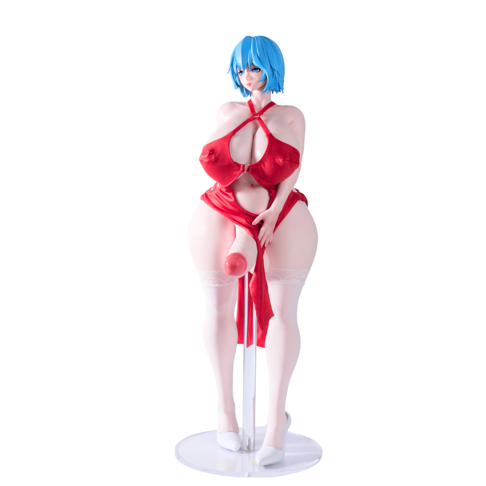 Mini Sex Doll Clothes Red Gown Sexy Dress (For #2,5,7,8 Body)