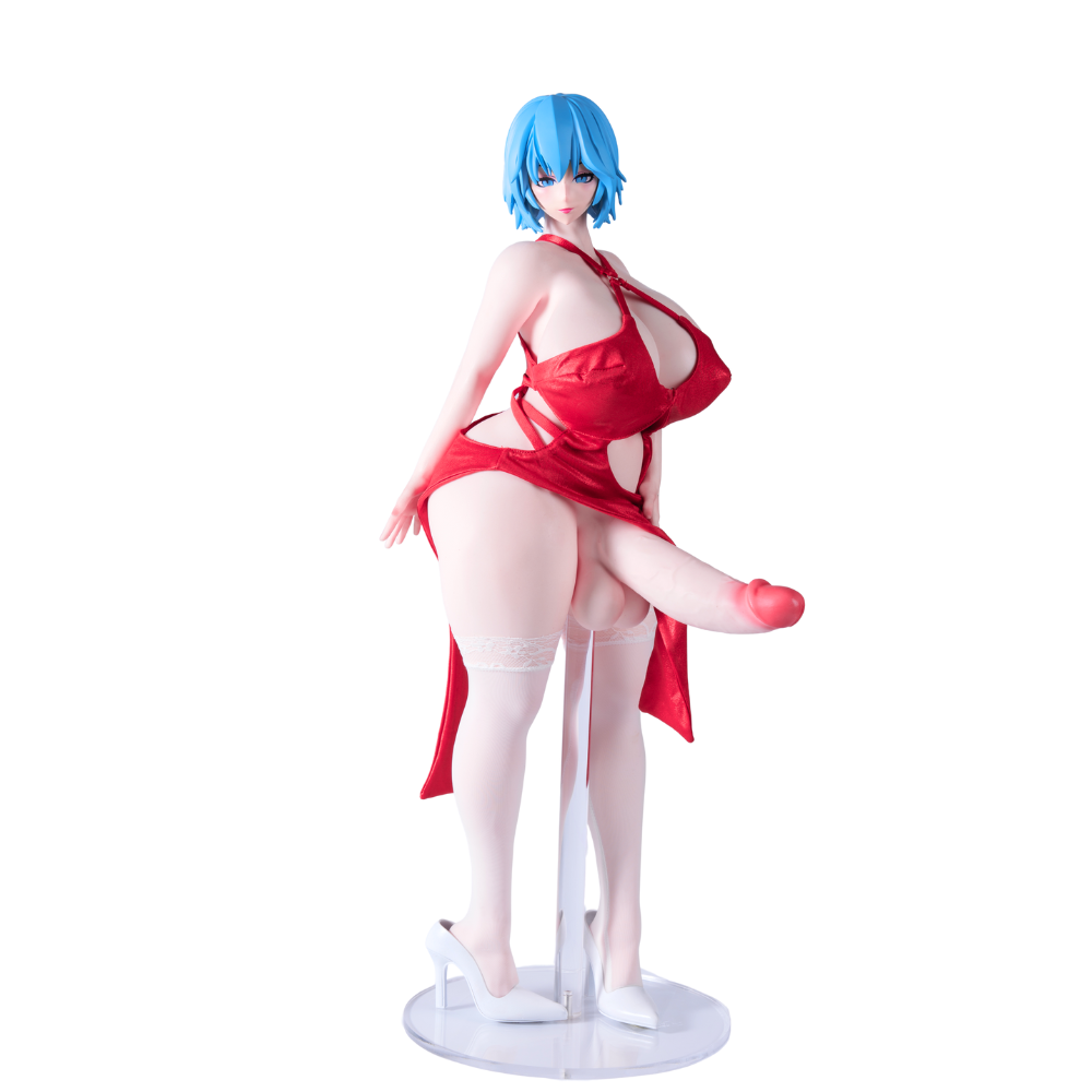 Mini Sex Doll Clothes Red Gown Sexy Dress (For #2,5,7,8 Body)