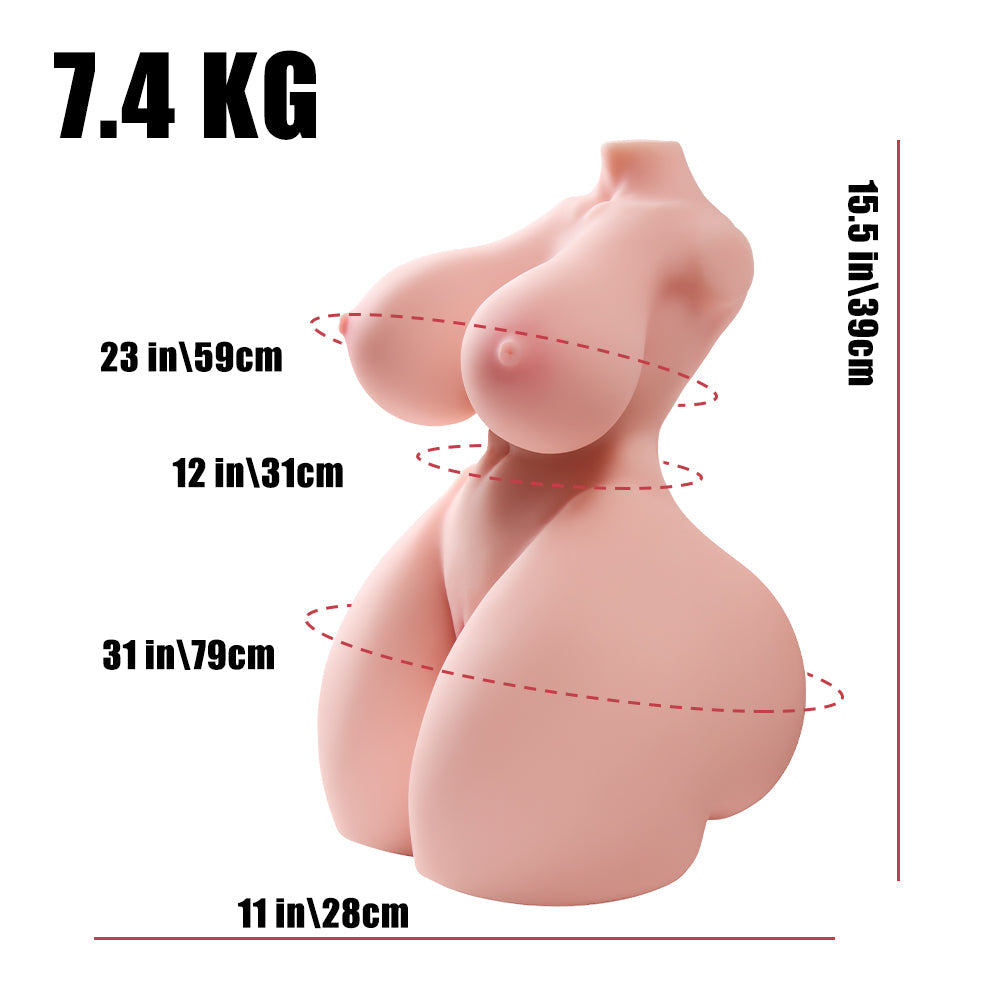 Gala: Real Sex Doll Torso BBW Perfect Tits Nice Pussy