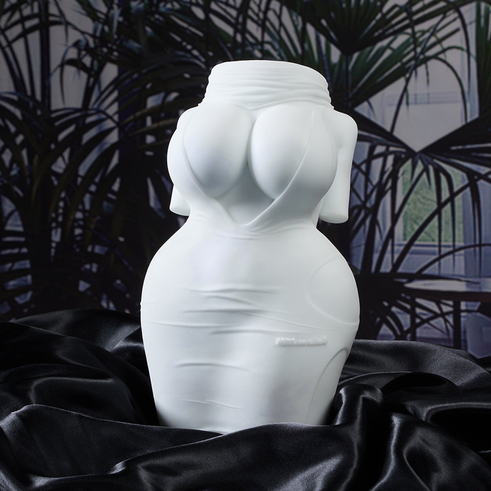 Cathy:Sex Doll Torso long skirt girl All-White Design Sex Toy For Men