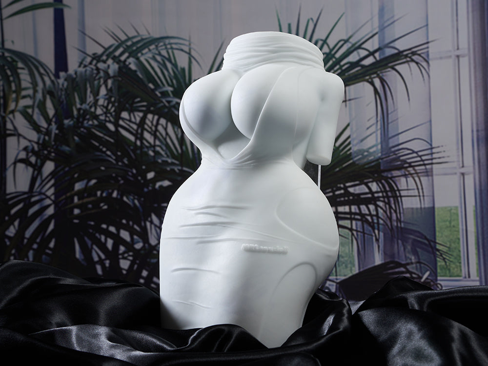Cathy:Sex Doll Torso long skirt girl All-White Design Sex Toy For Men