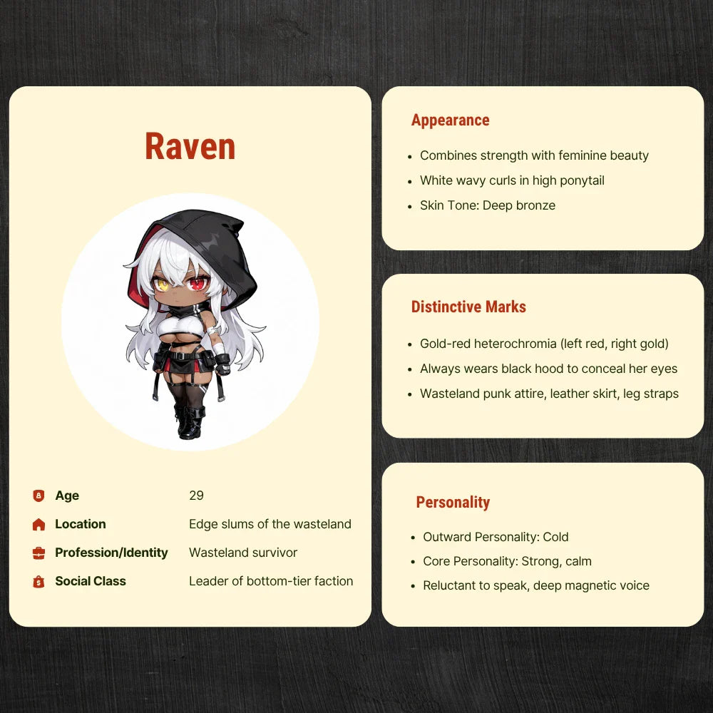 3.0 Raven: Anime Figure DarkSkin Punk Girl Mini Sex Doll