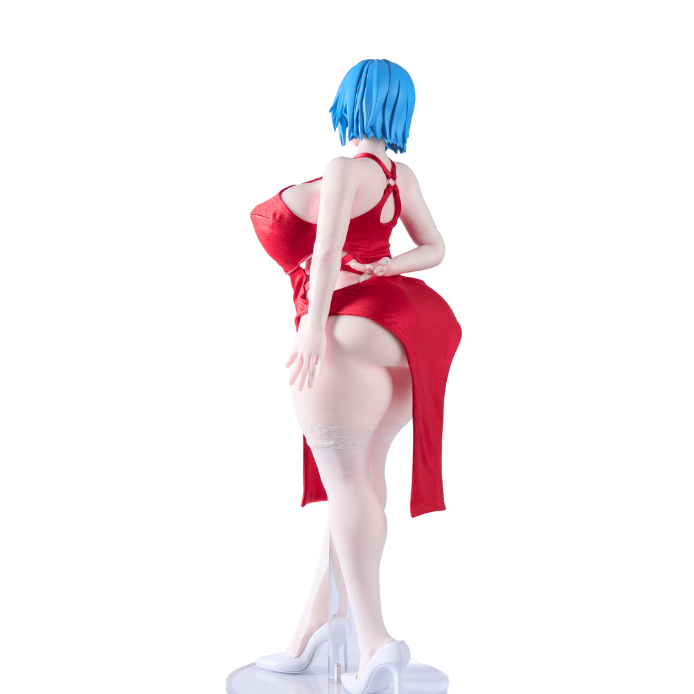 Mini Sex Doll Clothes Red Gown Sexy Dress (For #2,5,7,8 Body)
