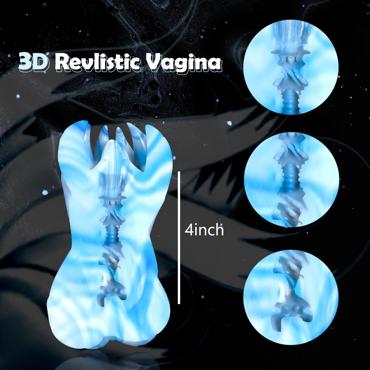 Masturbator Nine-Tailed Pocket Pussy Sex Toy for Men