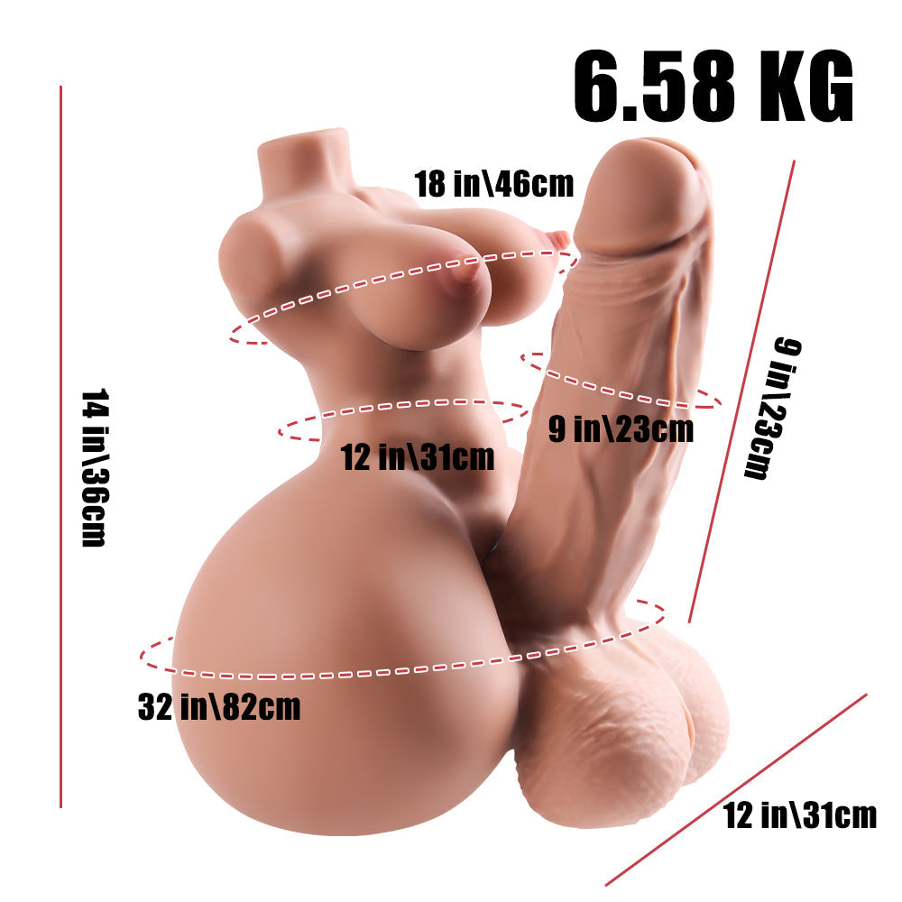 Tori: Futanari Hentai Torso Sex Doll Sexy Adult Toys