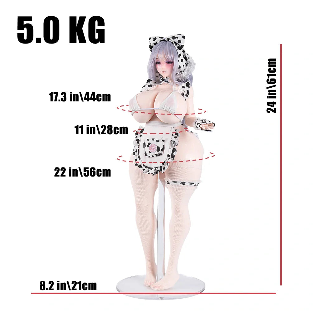 3.0 Keiko: Nude Anime Figures Maid Girlfriend Cow Costume Cosplay
