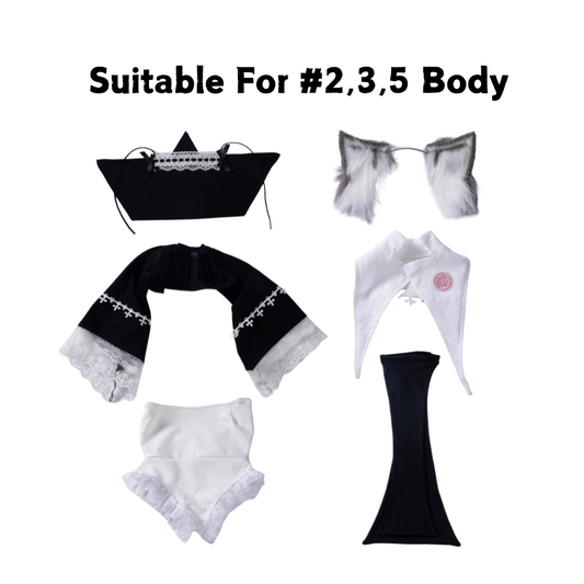 Nun's Outfit Set Sex Doll Clothes Cosplay Dress (For #2,3,5 Body)