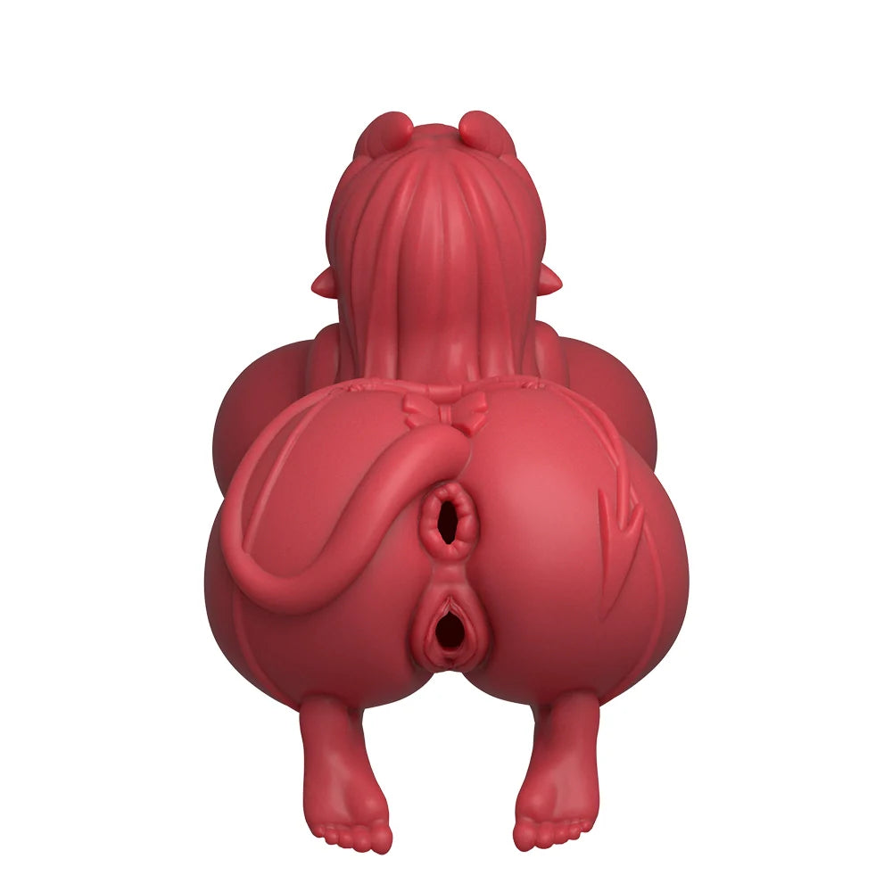 Meru The Succubus: Co-branding Blowjob Sex Toy Red Skin Hentai Doll