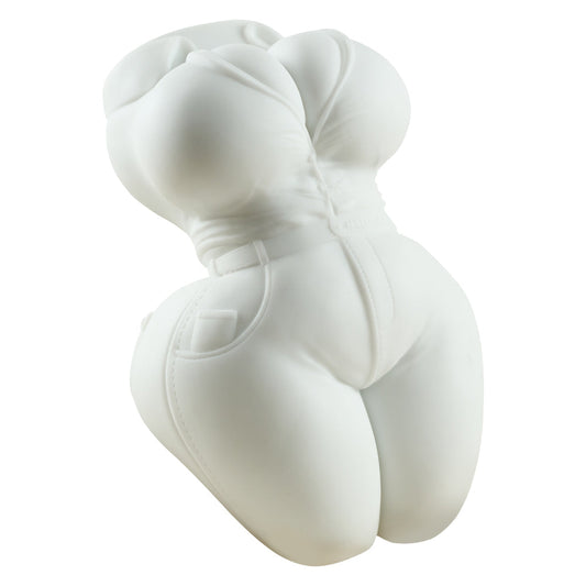 Denim Diva: Mini Sex Doll Torso Male Masturbator