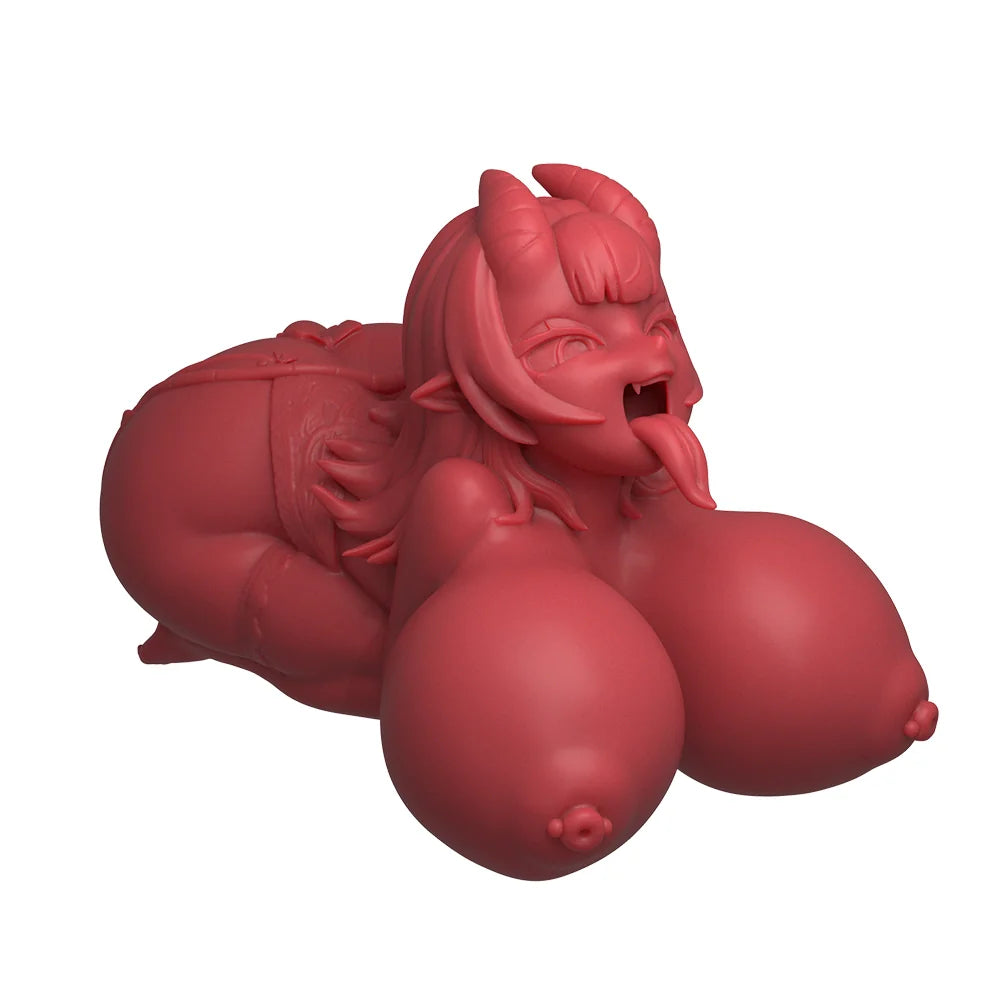 Meru The Succubus: Co-branding Blowjob Sex Toy Red Skin Hentai Doll